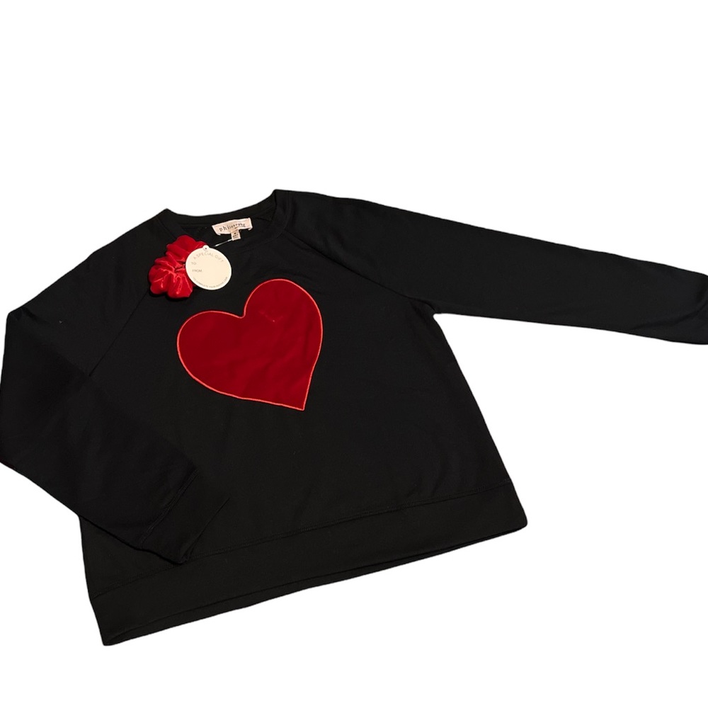 NWT Philosophy Heart Sweater- comes with free matching scrunchie